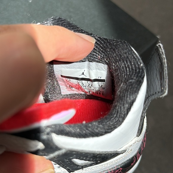 Air Jordan 4 Retro Flight Nostalgia Toddler Baby Boy Size 6C - Picture 7 of 9